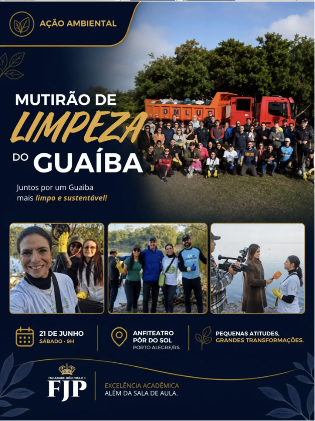 MUTIRÃO DE LIMPEZA DO GUAÍBA